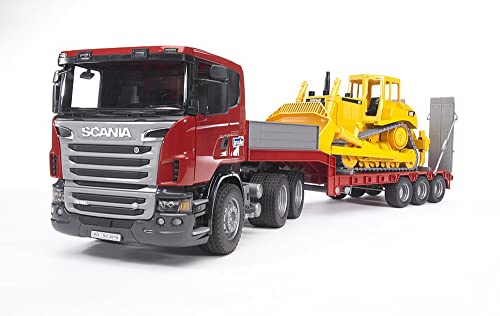 브루더 SCANIA 트럭 & CAT 불도저 BR03555