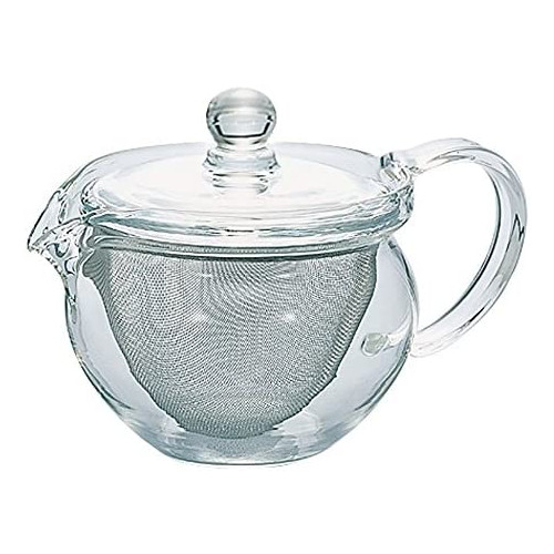Hario Cha Cha KyusuMaru Tea Pot, 300ml, Clear