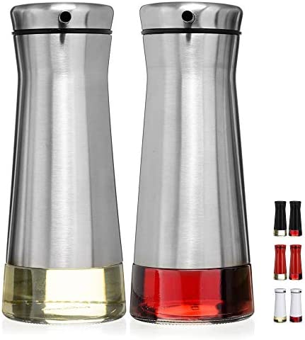 오일 & 식초 디스펜서 세트 색상 택1 CHEFVANTAGE Olive Oil and Vinegar Cruet Dispenser Set