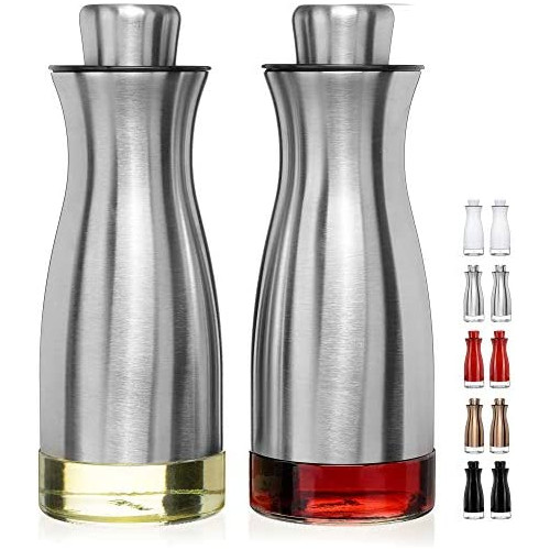 오일 & 식초 디스펜서 세트 색상 택1 CHEFVANTAGE Olive Oil and Vinegar Cruet Dispenser Set