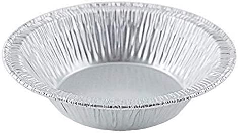 Pactogo 3" Disposable 알루미늄 Foil Tart Pans 미니 실버 Baking Pie Tins팩 50