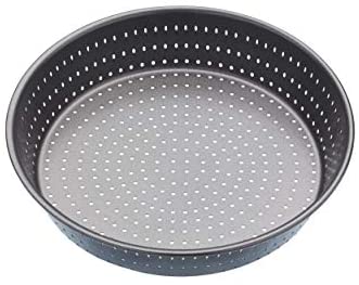 타르트 팬 23cm Kitchen Craft MasterClass Crusty Bake Non-Stick Pie Pan/Tart Tin, Grey, 23 cm