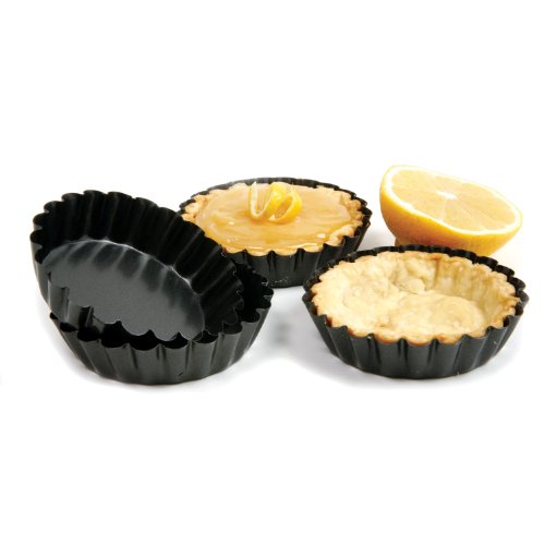 Norpro Non-Stick Tartlet Pans, Set of 4, Metallic