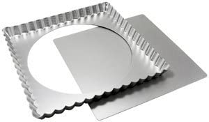 직사각형 타르트 팬 Fat Daddio Anodized Aluminum Square/Rectangle Tarts, 13.75 Inches by 4.25 Inches by 1 Inch