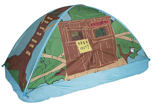 트리하우스 놀이텐트 Pacific Play Tents 19790 어린이 Tree House Bed Tent Playhouse - Twin Size