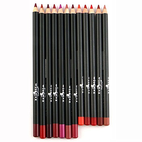 립라이너 12pc Italia Deluxe Ultra Fine 립 라이너 세트 12 color