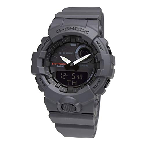 G-SHOCK G 쇼크 CASIO 카시오 Bluetooth 《스마호》연동 G-SQUAD G《스쿠앗도》 GBA-800-8A 다크 그레이 남성용 손목시계 맨즈 워치 워크 아웃 트레이닝 엑서사이즈 스마트 워치 [병행수입품]