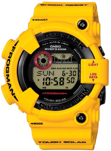 [카시오] 손목시계 G 쇼크 30th Anniversary Lightning Yellow Series FROGMAN 솔라 워치 GF-8230E-9JR 옐로우