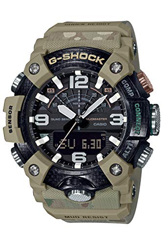 카시오 손목시계 G-SHOCK 지샥 BRITISH 아미 콜라보레이션 모델 GG-B100BA-1AJR 남성 그린
