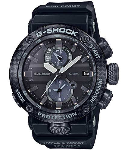 카시오 손목시계 G-SHOCK 지샥 블루투스 탑재 전파 솔라 카본 코어 가이드 구조 GWR-B1000-1AJF 남성 블랙