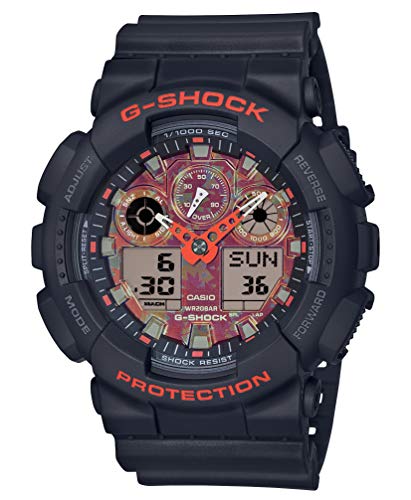 카시오 손목시계 G-SHOCK 지샥 Kyo Momiji Color GA-100TAL-1AJR 남성