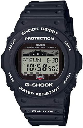 카시오 손목시계 G-SHOCK 지샥 G-LIDE 전파 솔라 GWX-5600C-4JF 레드