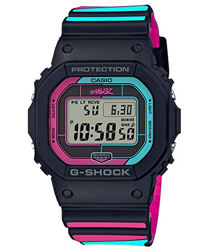 카시오 손목시계 G-SHOCK 지샥 GORILLAZ콜라보레이션 GW-B5600GZ-1JR 남성
