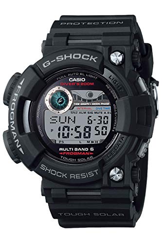 카시오 손목시계 G-SHOCK 지샥 FROGMAN 전파 솔라 GWF-1000-1JF 블랙
