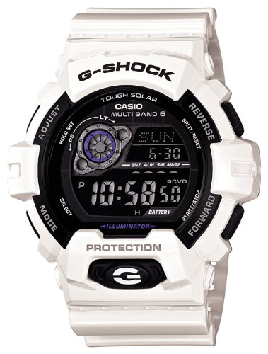 카시오 손목시계 G-SHOCK 지샥 전파 솔라 GW-8900A-7JF 화이트