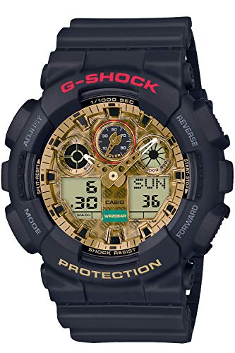 카시오 손목시계 G-SHOCK 지샥 흉내기네코 GA-100TMN-1AJR 남성 블랙