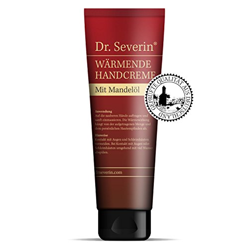 핸드크림 Dr. Severin Warming hand cream almond oil + 비타민 E cinnamon dry cold rough hands intensively nourishing rich regenerating alternative hot-water bottle 히트 pad