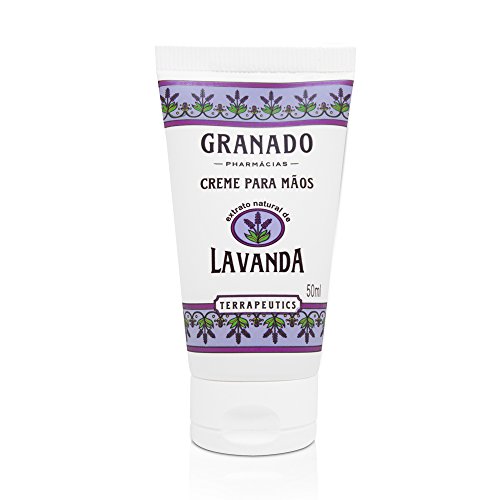 Linha Terrapeutics Granado - Creme Para Maos Lavanda 50 Ml - (Granado Terrapeutics Collection - Lavender Hand Cream 1.7 Fl Oz)