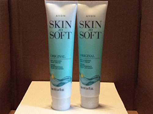 핸드크림 Avon Skin So 소프트 Original + Jojoba Replenishing Hand Cream 3.4 Fl Oz
