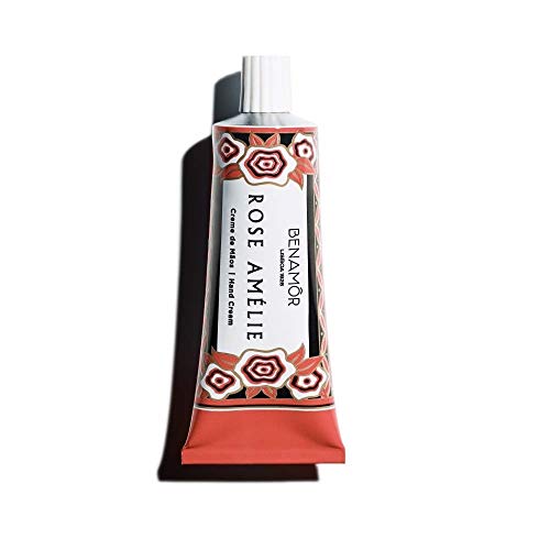 핸드크림 Benam&ocircr Rose Amelie Moisturizing Hand Cream Scented Shea Butter Argan Oil Women&rsquos Lotion Scent Natural Travel Size Tubes