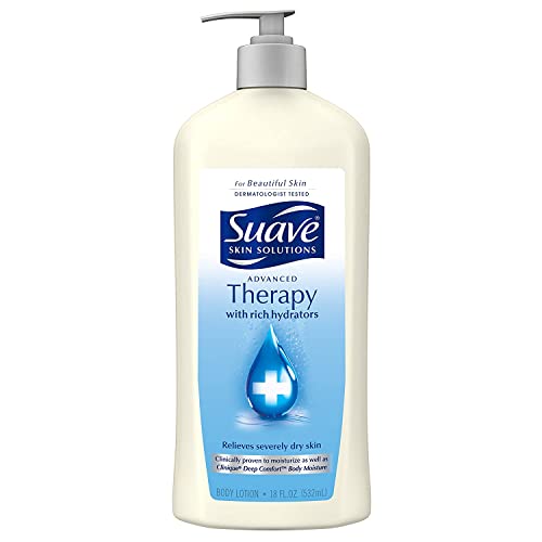 핸드크림 Suave Skin Lotion 18oz Pump Advanced Therapy Hydrators 532ml 2 Pack