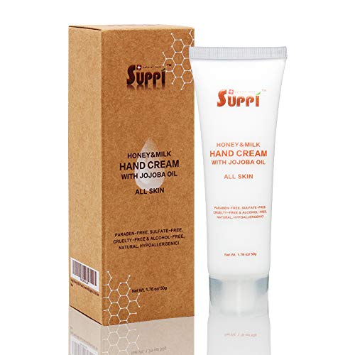 핸드크림 SUPPI natural hand repair cream Honey&Milk Essence Jojoba Oil 워킹 Hands Cream Hand 여성 Men travel lotion moisturizer moisturizing
