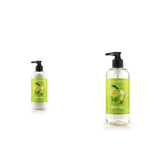 핸드크림 Caldrea Hand 케어 세트 Ginger Pomelo 2 ct Soap 10.8 fl oz Lotion
