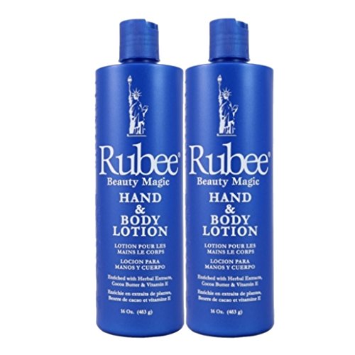 핸드크림 Rubee Hand & Body Lotion 16oz 473ml 2 Pack