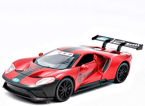 모델 카 die casting 카 모델 포드GT/음과 빛의 슈퍼 카 레이싱 모델 생일 홀리데이 기프트 콜렉션장u200Bu200B식물건과 호환성이 오전1시32 분합금 다이캐스트 스케일 모델 카/ (Color : White)