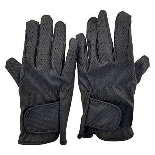 ALLNESS INC 인조가죽 Equestrian Horse Riding Gloves Ladies 소녀 Women