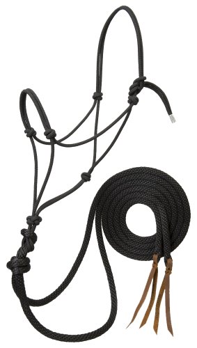 Weaver Leather Silvertip Loping Halter with 8-Feet Reins Reins