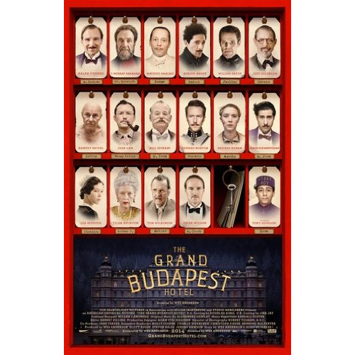 Grand Budapest Hotel 미니 Movie Poster 11X17 Ships Rolled Cardboard Tube