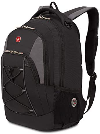 SwissGear 1186 Bungee Backpack, Black (Laptop Version), 17-Inch