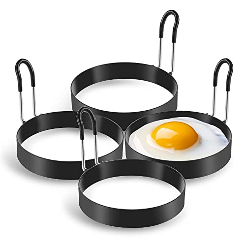 Eggs Rings 4팩 스테인레스 스틸 Egg Cooking Pancake Mold frying Omelet