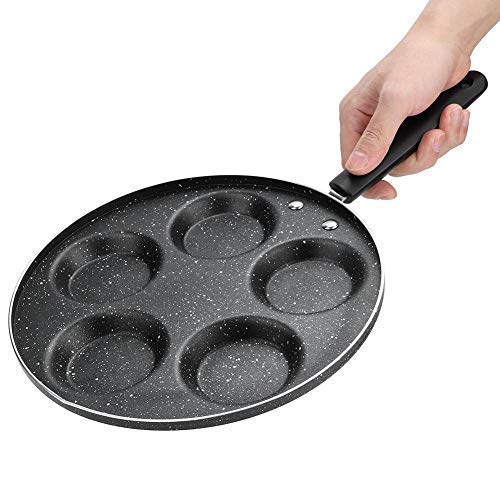 Nonstick Frying Pan 5 Egg Pans 다기능 Kitchen Cooking Pan,Omelette Pancake Plett Pan,Swedish Breakfast English Muffin Sandwich Sunny Side Up Sausage Patties