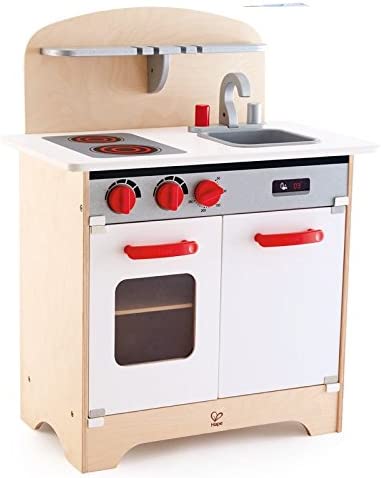 Hape - 크리스마스 선물 고멧 키친 조립식 주방놀이 싱크대
