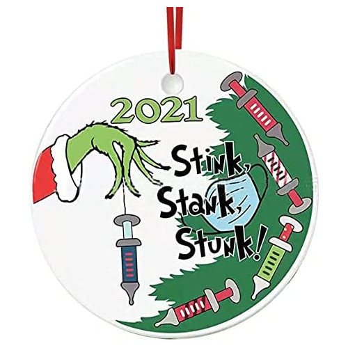 크리스마스 장식품 Blazze Christmas Ornament Kit 2020 Personalized Quarantine Survivor Ornaments Family Name Customized Tree Decorating Creative 선물