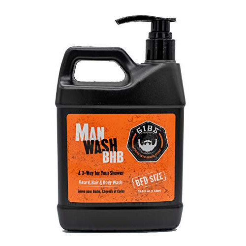 GIBS Grooming 3 1 Beard 헤어 & Body Wash 2 sizes