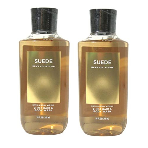 Bath Body Works 2팩 Men 컬렉션 2 1 헤어 Wash SUEDE.