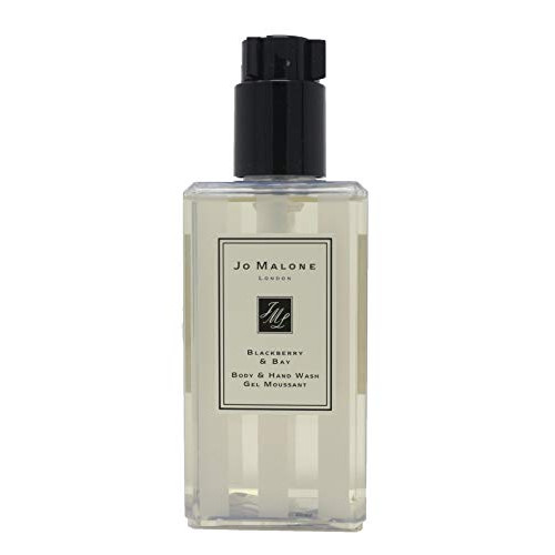 Jo Malone London Body and Hand Wash Gel for All Skin Types, Scent Blackberry and with Pump (No Box/Unboxed) bay, 8.5 Ounce