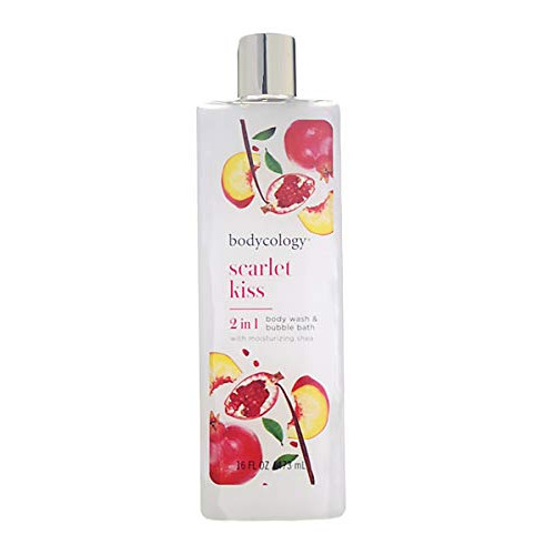 Bodycology Scarlet Kiss Moisturizing Body Wash 여성 16.0 Fluid Ounce