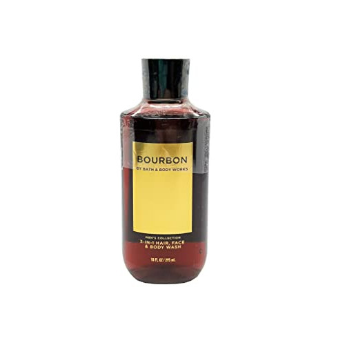 Bath & Body Works Bourbon Men 2-IN-1 헤어 Wash 10 Oz.