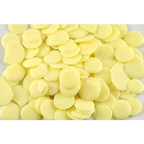 Cocoa Butter - Shaped small disks Raw Incredible Quality Scent. Use Lotion Cream 립밤 Oil 스틱 Body Butter. NON-GMO 8 oz