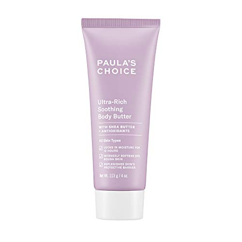 Paulas Choice Ultra-Rich Soothing Body Butter with Vitamin C & E, Shea Butter & Squalane, Sensitive, Dry Skin, 4 Ounce