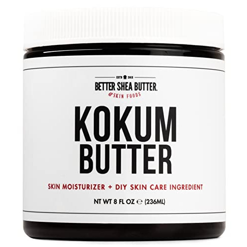 Kokum Butter - Light, Firm Butter, Use to Make Soap, Lotion Bars, Lip Balm, Body Butter - Scent-Free - 1lb by Better Shea Butter