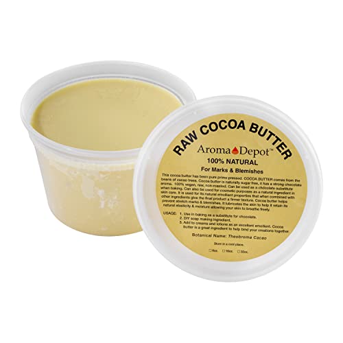 1lb 16 oz Raw Cocoa Butter Unrefined 100% Natural Pure Great Skin Body 헤어 Care. DYI Lotions Creams Reduces Fine Lines Wrinkles used eczema psoriasis