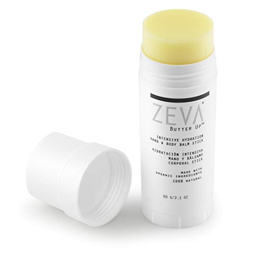 ZEVA Butter Up - 딥 Moisturizing Hand & Body 스틱 Balm w/Essential Oils Shea Beeswax Cracked Skin Repair Moisture Treatment Callus Foot Remedy Moisturizer Men Women