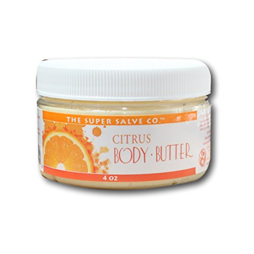 Citrus Body Butter 4oz Super Salve Moisturizer no Greasy Residue