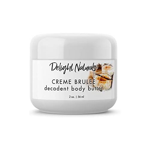 Delight Naturals Decadent Body Butter - Cr&egraveme Brulee 4 oz.
