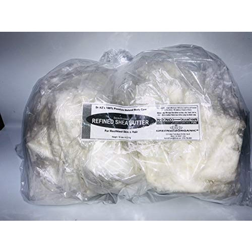 White REFINED African Shea Butter 10Lbs Premium 100% Natural Pure Cold pressed Organic Grade Ghana Skin Beauty 케어 Face Body 헤어 Scalp Non GMO